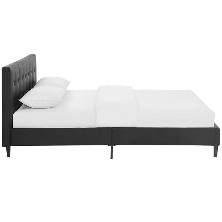 Linda Full Faux Leather Bed Frame - living-essentials
