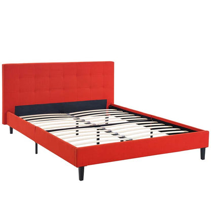 Linda Queen Fabric Bed Frame - living-essentials