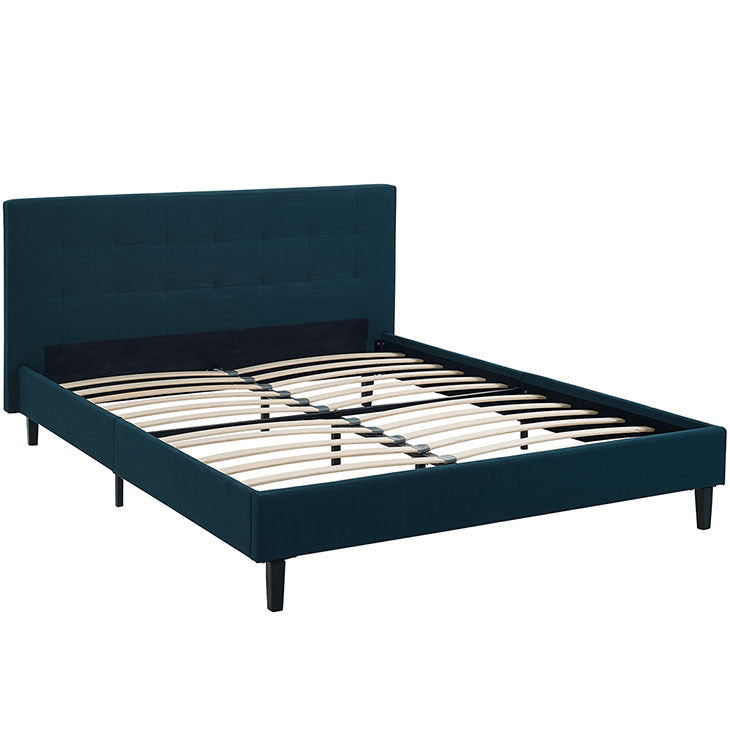 Linda Queen Fabric Bed Frame - living-essentials