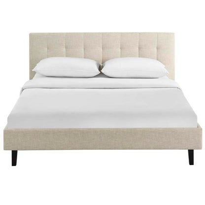 Linda Queen Fabric Bed Frame - living-essentials