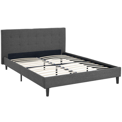 Linda Queen Fabric Bed Frame - living-essentials
