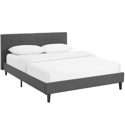 Linda Queen Fabric Bed Frame - living-essentials