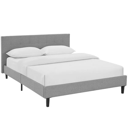 Linda Queen Fabric Bed Frame - living-essentials