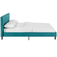 Linda Queen Fabric Bed Frame - living-essentials