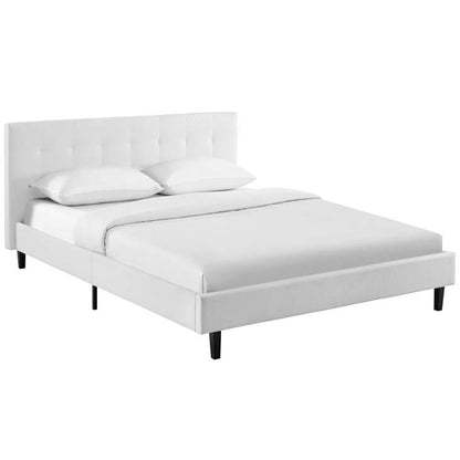 Linda Queen Fabric Bed Frame - living-essentials
