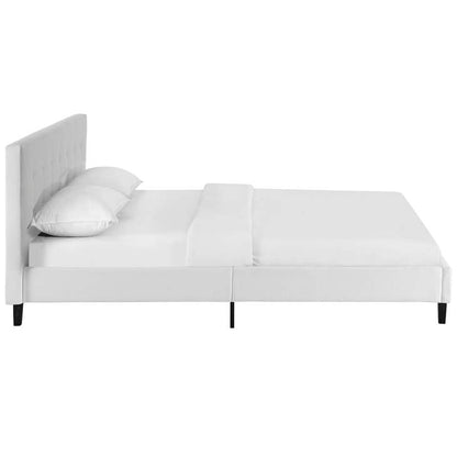 Linda Queen Fabric Bed Frame - living-essentials