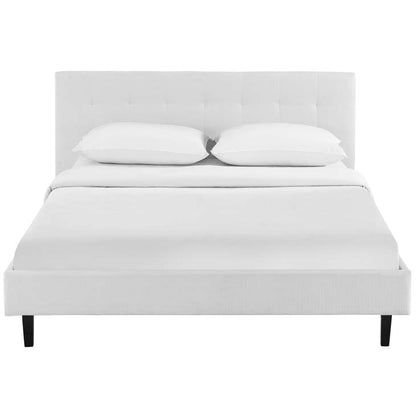 Linda Queen Fabric Bed Frame - living-essentials
