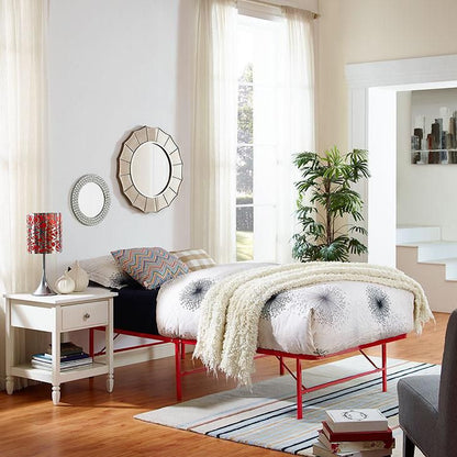 Orion Twin Stainless Steel Bed Frame - living-essentials