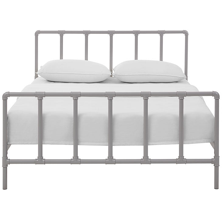 Cooper Queen Stainless Steel Bed - living-essentials
