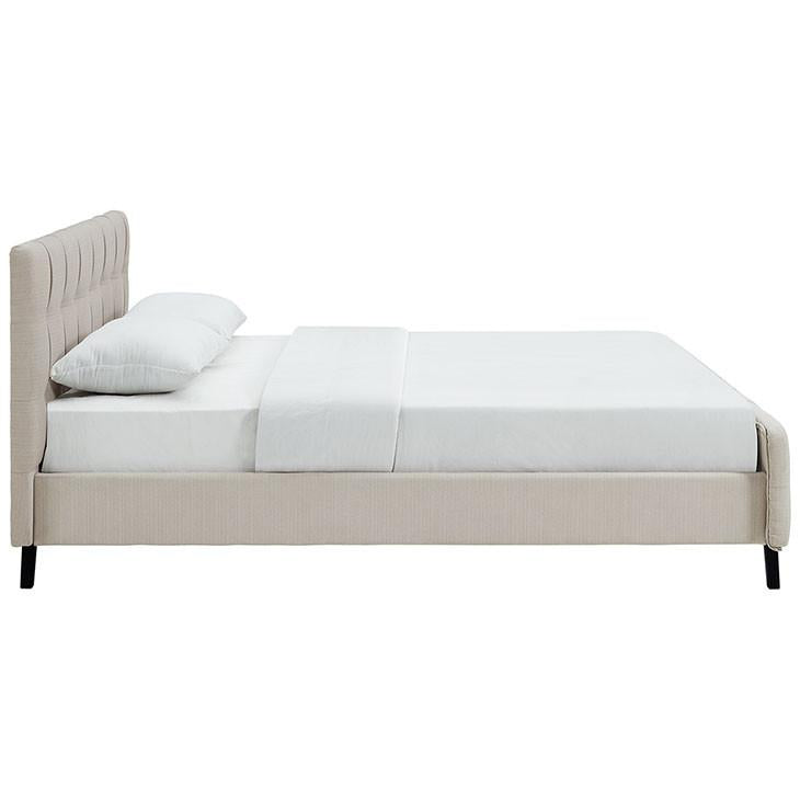 Oprah Queen Fabric Bed Frame - living-essentials