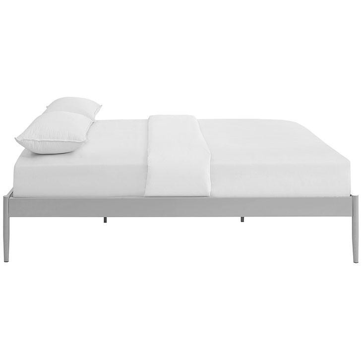 Chelsie Queen Stainless Steel Bed Frame - living-essentials