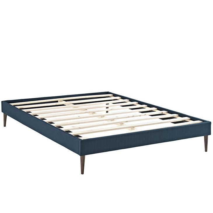 Cherry King Fabric Bed Frame - living-essentials