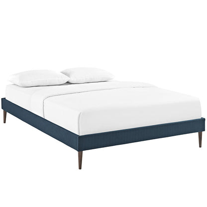 Cherry King Fabric Bed Frame - living-essentials