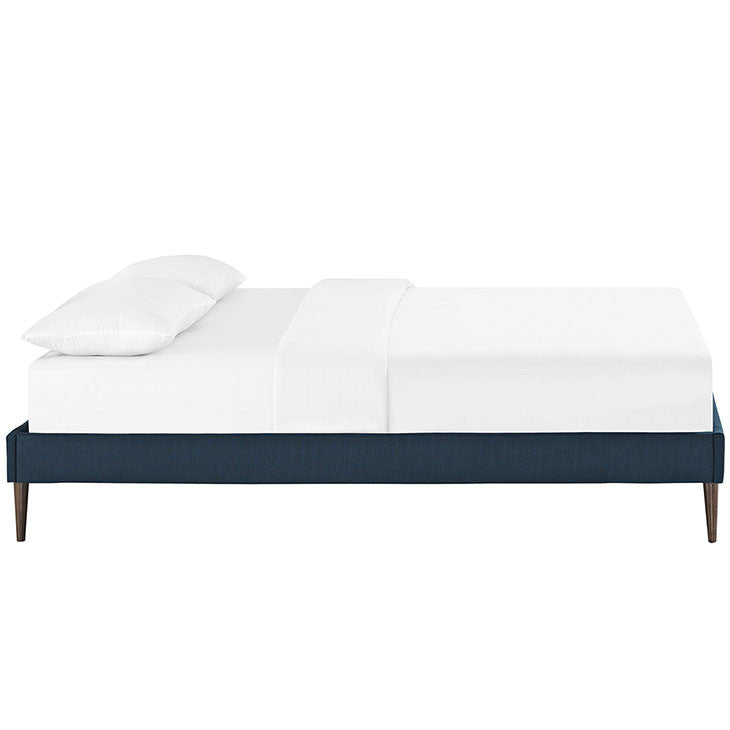 Cherry King Fabric Bed Frame - living-essentials