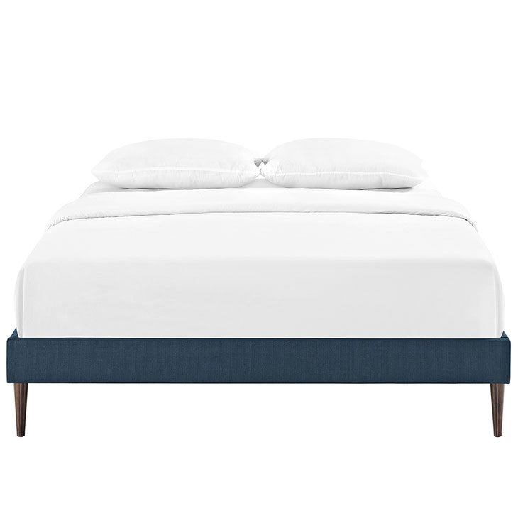 Cherry King Fabric Bed Frame - living-essentials