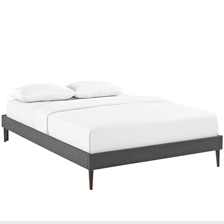 Cherry King Fabric Bed Frame - living-essentials