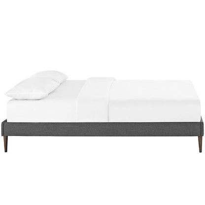 Cherry King Fabric Bed Frame - living-essentials