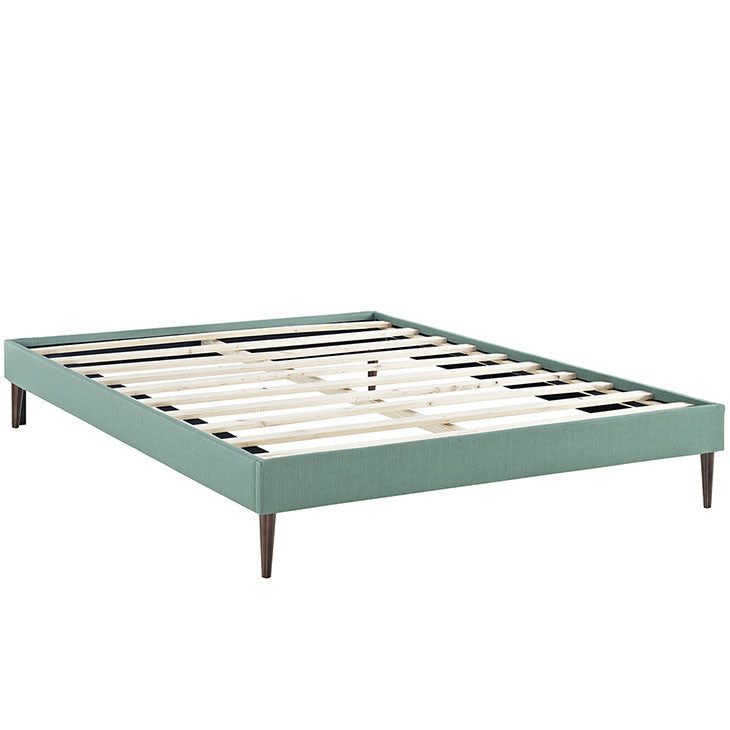 Cherry King Fabric Bed Frame - living-essentials