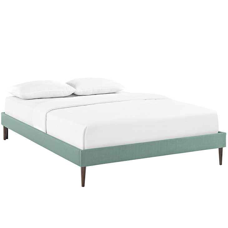 Cherry King Fabric Bed Frame - living-essentials