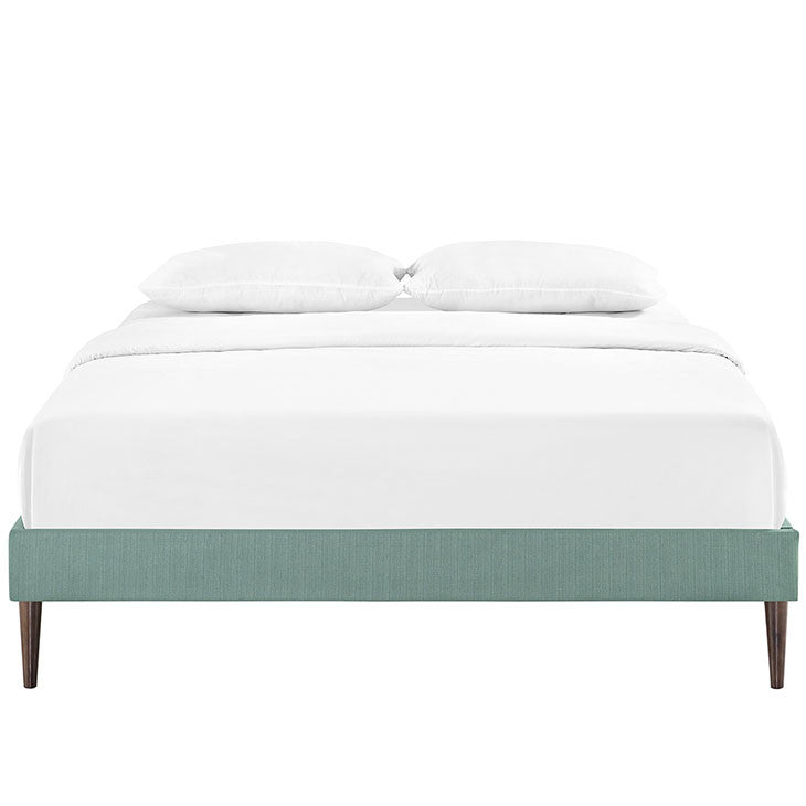 Cherry King Fabric Bed Frame - living-essentials