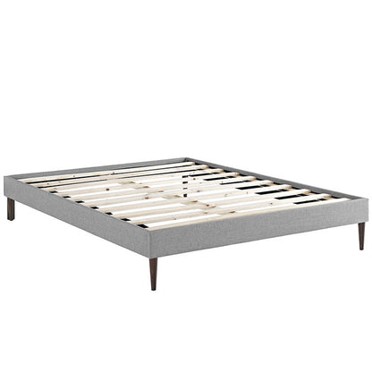 Cherry King Fabric Bed Frame - living-essentials