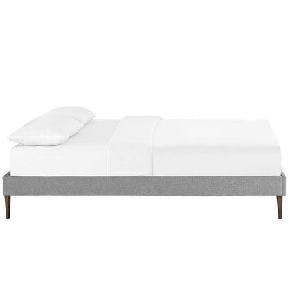 Cherry King Fabric Bed Frame - living-essentials