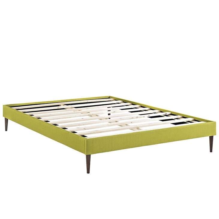 Cherry King Fabric Bed Frame - living-essentials
