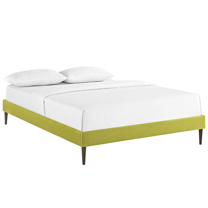 Cherry King Fabric Bed Frame - living-essentials