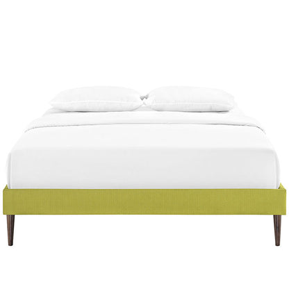 Cherry King Fabric Bed Frame - living-essentials