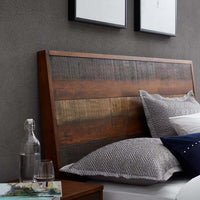 Ardine Queen Rustic Wood Bed - living-essentials