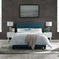 Alicia Twin Upholstered Fabric Bed - living-essentials