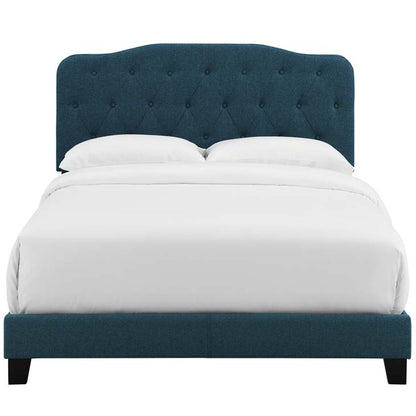 Alicia Queen Upholstered Fabric Bed - living-essentials