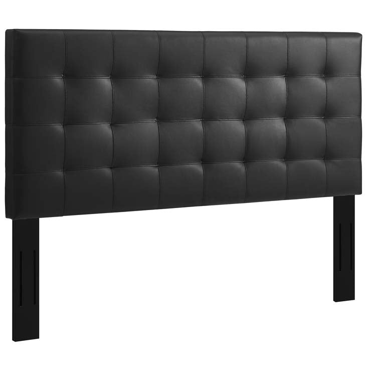 Argyle Tufted Twin Upholstered Faux Leather Headboard - living-essentials