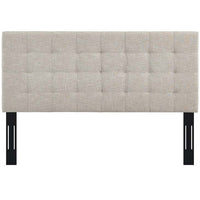 Argyle Tufted Full / Queen Upholstered Linen Fabric Headboard - living-essentials