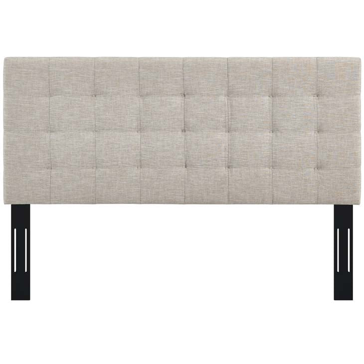 Argyle Tufted King and California King Upholstered Linen Fabric Headboard - living-essentials