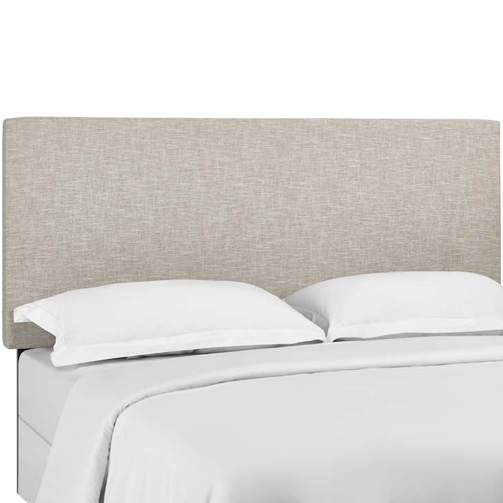 Tremblay Full / Queen Upholstered Linen Fabric Headboard - living-essentials