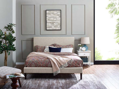 Tremblay King and California King Upholstered Linen Fabric Headboard - living-essentials