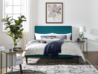 Tremblay King and California King Upholstered Linen Fabric Headboard - living-essentials