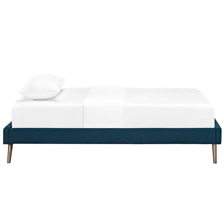 LORYN TWIN BED FRAME WITH ROUND SPLAYED LEGS - living-essentials