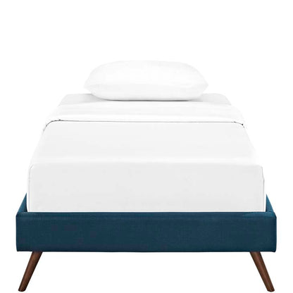 LORYN TWIN BED FRAME WITH ROUND SPLAYED LEGS - living-essentials