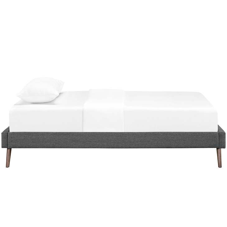 LORYN TWIN BED FRAME WITH ROUND SPLAYED LEGS - living-essentials