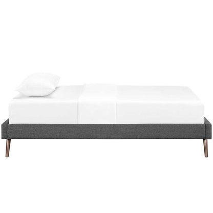 LORYN TWIN BED FRAME WITH ROUND SPLAYED LEGS - living-essentials
