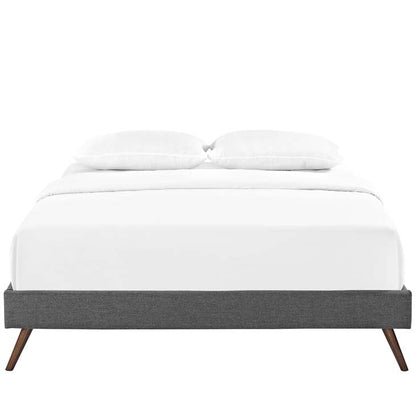 Lois Full Bed Frame with Round Splayed Legs - living-essentials