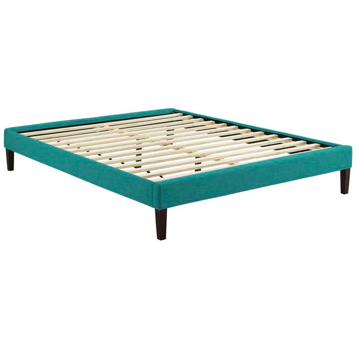 Tempo Full Bed Frame with Squared Tapered Legs - living-essentials