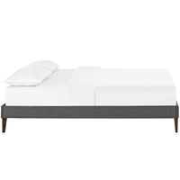 Tempo Azure Queen Bed Frame with Squared Tapered Legs - living-essentials