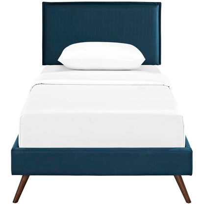 Amari Twin Platform Bed with Round Splayed Legs - living-essentials