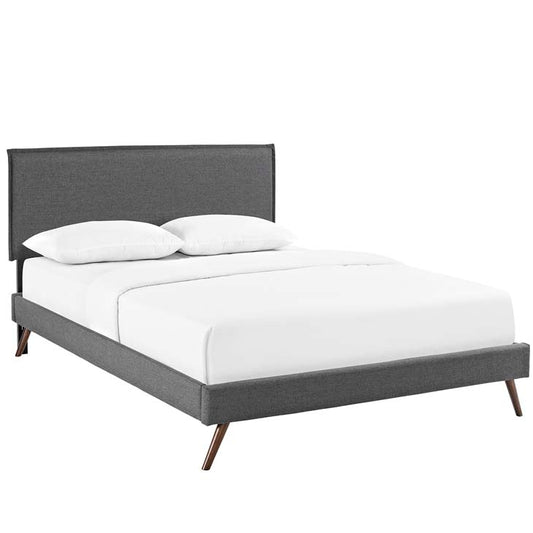 Amari Full Platform Bed with Squared Tapered Legs - living-essentials