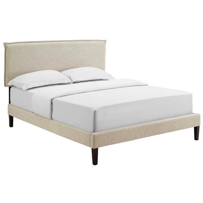 Amari Full Platform Bed with Squared Tapered Legs - living-essentials