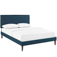 Amari Queen Platform Bed with Squared Tapered Legs - living-essentials