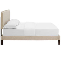 Amari Queen Platform Bed with Squared Tapered Legs - living-essentials